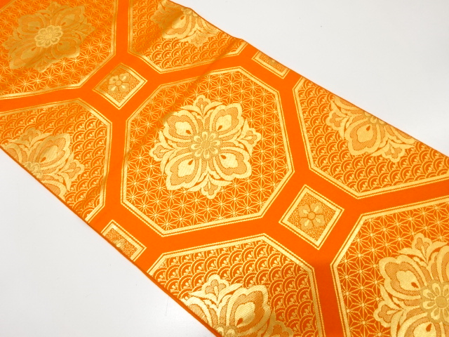 JAPANESE FUKURO OBI / WOVEN CLASSICAL PATTERN